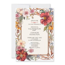 Hochzeit im Vintage-Stil retro floral