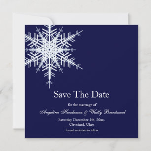 Hochzeit im Winter Save the Date