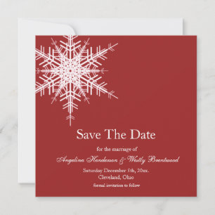 Hochzeit im Winter Save the Date