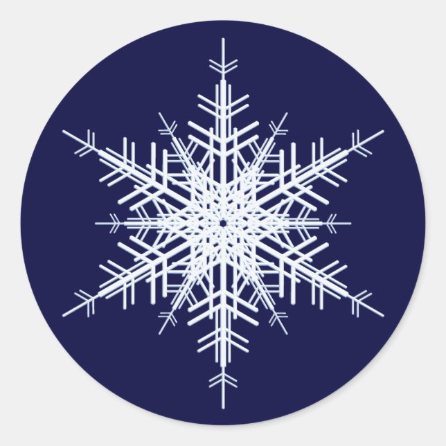 Hochzeit im Winter-Sticker Runder Aufkleber (Vorderseite)