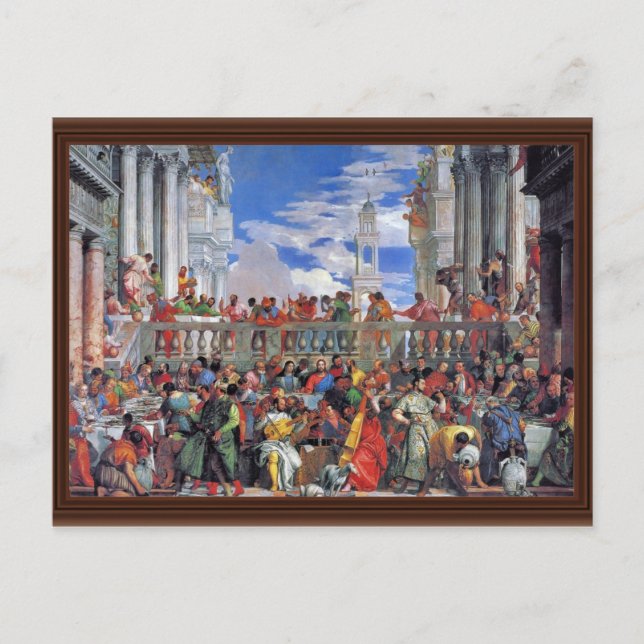 Hochzeit in Cana, Hochzeit in Cana, Postkarte (Vorderseite)