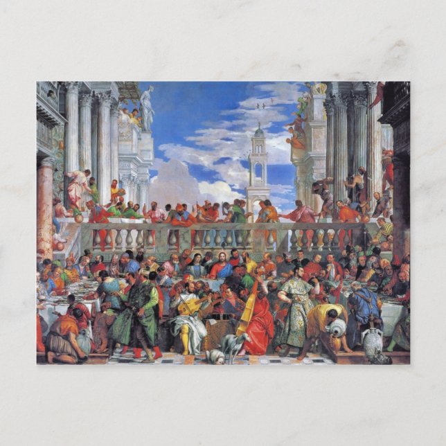 Hochzeit in Cana, Hochzeit in Cana, Postkarte (Vorderseite)