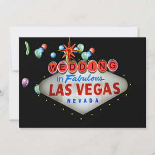 Hochzeit in fabelhaften Las Vegas Einladungen