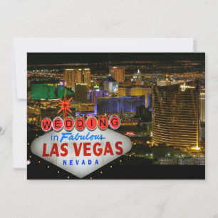 Hochzeit in Fabulous Las Vegas Einladung
