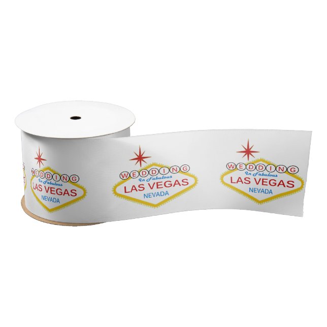 Hochzeit in Fabulous Las Vegas Ribbon Satinband (Spule)