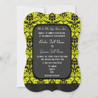 Hochzeit in Gelb und Schwarz