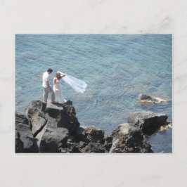 Hochzeit in Griechenland Feiertagspostkarte