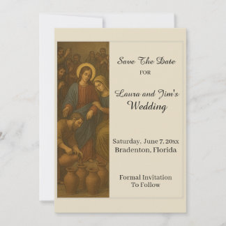 Hochzeit in Kana Save The Date