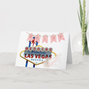 Hochzeit in Las Vegas Card Ankündigung