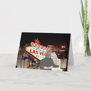 Hochzeit in Las Vegas Card Dankeskarte
