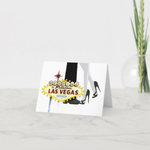 Hochzeit in Las Vegas Card Einladung