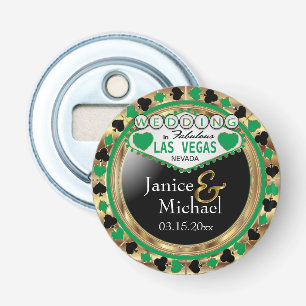 Hochzeit in Las Vegas - Grün Flaschenöffner