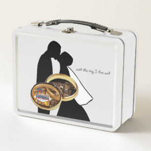 Hochzeit in Las Vegas Metal Lunchbox