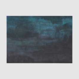 Hochzeit in Navy Blue & Aquamarin Modern Watercolo Seidenpapier