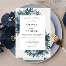 Hochzeit in Navy und Hellblau