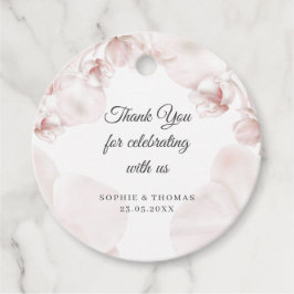 Hochzeit in Rosa-Orchideen Geschenkanhänger