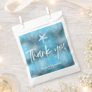 Hochzeit in tiefblauem Meer Geschenktütchen