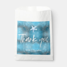 Hochzeit in tiefblauem Meer Geschenktütchen