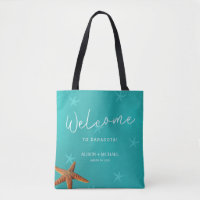 Hochzeit in Urlaubsort am Strand: Blaue Seesterne