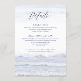 Hochzeit in Urlaubsort, Beach Wedding, Ocean Suite Einladung