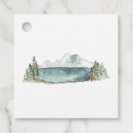 Hochzeit in Urlaubsort des Gebirges Geschenkanhänger