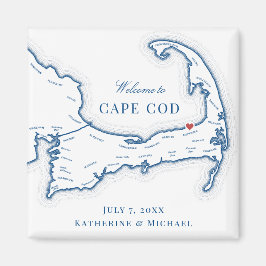 Hochzeit in Urlaubsort des Ocean Edge Resorts Magnet