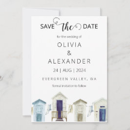 Hochzeit in Urlaubsort des tropischen Strandes Sav Einladung