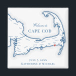 Hochzeit in Urlaubsort des Wychmere Beach Club Gef Magnet<br><div class="desc">Schnelle und einfache Bestellung! Diese Cape Cod Kartenmagnete machen aus großartigen Wychmere Beach Club Gastgeschenke Hochzeiten, die in Ihre Begrüßungstaschen der Cape Cod Hochzeit in Urlaubsort von Harwich Port einschließen. Bewegen Sie das Herz, indem Sie unter "Anpassen" auf "Bearbeiten mit dem Designwerkzeug" klicken. Ideal für alle großen Hochzeitsstätten in Kap,...</div>