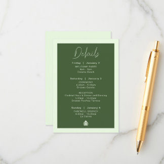 Hochzeit in Urlaubsort Details Karte