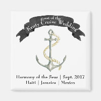 Hochzeit in Urlaubsort Door Magnet