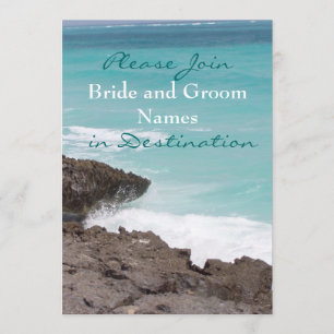 Hochzeit in Urlaubsort Einladung