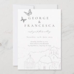 Hochzeit in Urlaubsort Einladung