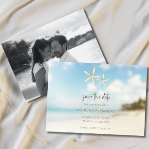 Hochzeit in Urlaubsort Foto Save The Date