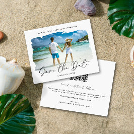 Hochzeit in Urlaubsort Foto Save the Date