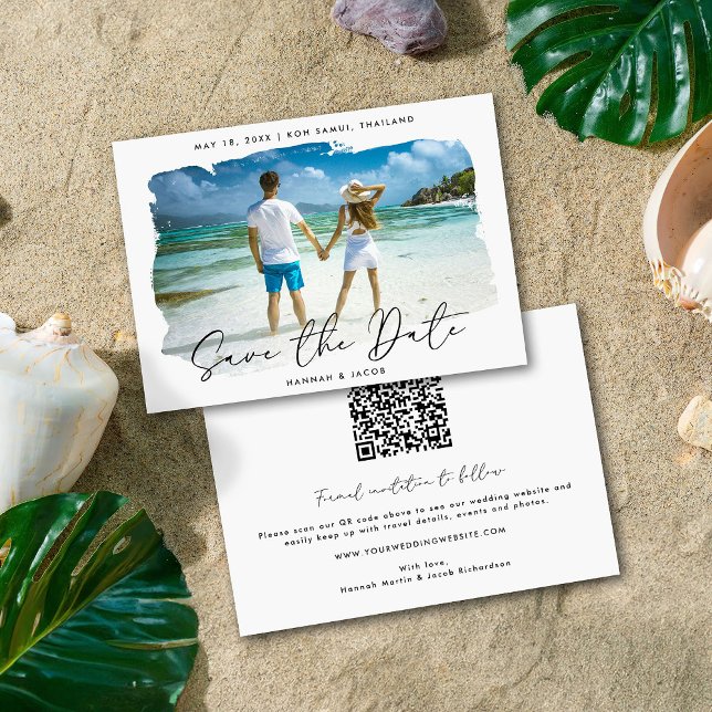 Hochzeit in Urlaubsort Foto Save the Date (Von Creator hochgeladen)