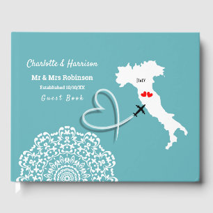 Hochzeit in Urlaubsort Italien Europa Gästebuch