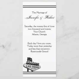 Hochzeit in Urlaubsort Las Vegas Programm
