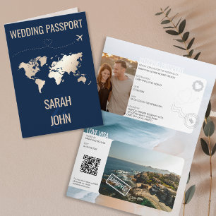 Hochzeit in Urlaubsort QR Einladung