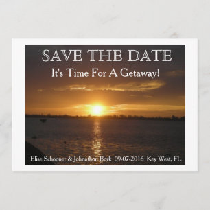 Hochzeit in Urlaubsort retten das Datum Save The Date