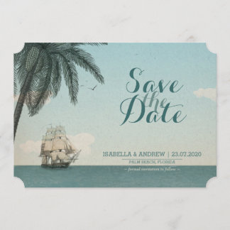 Hochzeit in Urlaubsort Save the Date
