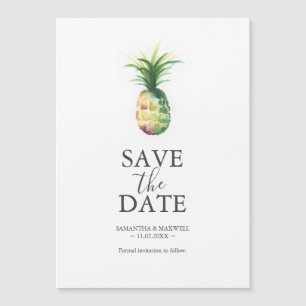 Hochzeit in Urlaubsort Speichern der Datumsmagnete Magneteinladung