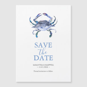 Hochzeit in Urlaubsort Speichern der Datumsmagnete Magneteinladung