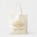 Hochzeit in Vegas-Brautparty Tragetasche<br><div class="desc">Personalisierte GoldWedding in Fabulous Las Vegas Schild auf einem Tote-Tasche ist die perfekte Brautjungfrau oder Vegas Ziel Bachelorette Gefallen oder Hochzeitsgast-Hotel-Tasche. Passen Sie Ihren Nicknamen,  den vollständigen Namen oder das Party an.</div>