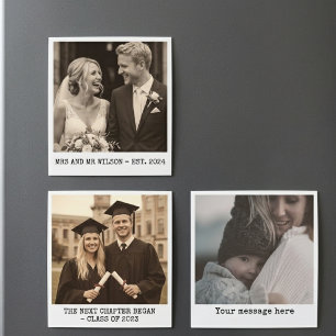 Hochzeit Individuelle Foto-Erinnerungen zum erst Magnetkarte