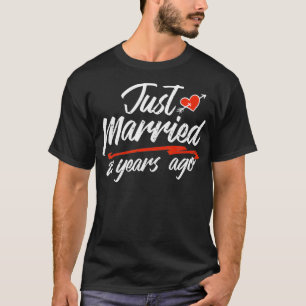 Hochzeit Jahrestag Couple Geschenk gerade verheira T-Shirt
