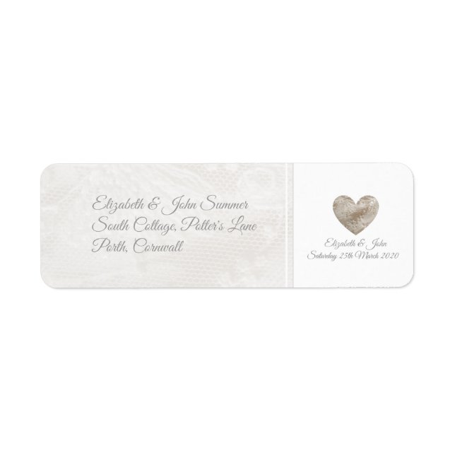 Hochzeit-/Jubiläumsadressen (Vorne)