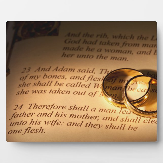 Hochzeit/Jubiläumsgeschenk-Plaque Fotoplatte (Vorderseite)