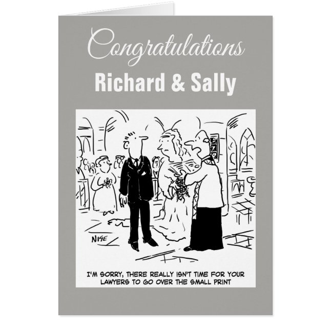 Hochzeit. Keine Zeit für die kleine Printwerbung (Vorne)