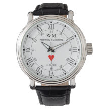 Hochzeit, Klassische römische Ziffern eWatch-Uhr
