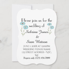 Hochzeit lädt Flora personalize Destiny's Einladung